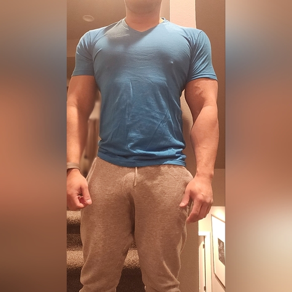 Next Level Apparel Other - V-neck cotton blend fitted t-shirt